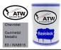 Preview: Chevrolet, Gunmetal Metallic, 83 / WA8915: 500ml Lackdose, von ATW Autoteile West.